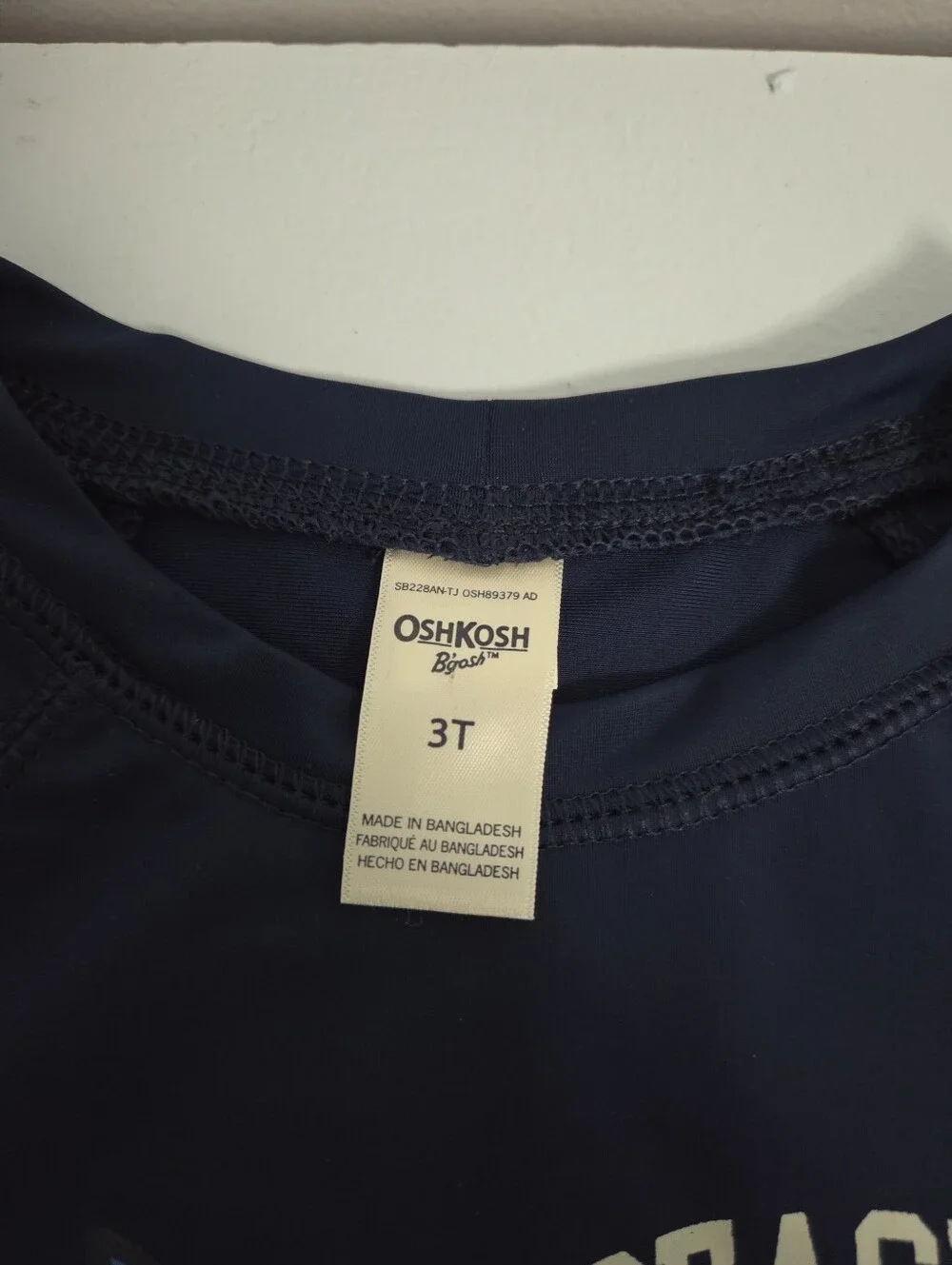 Oshkosh Swim Top Nwt Size 3T